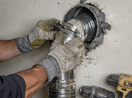 Dryer Vent Hose Installation in Solon