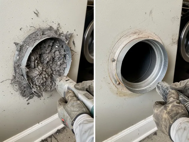 Professional clogged vent cleaning by Solon Dryer Vent Cleaning in Solon