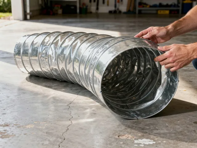 Solon Dryer Vent Cleaning specialist using advanced equipment for thorough duct cleaning in Solon