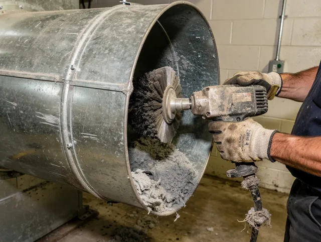 Industrial-grade dryer vent cleaning by Solon Dryer Vent Cleaning in Solon